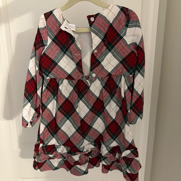 Plaid Ruffle Dress - Picture 2 of 3